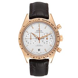 Omega Speedmaster 57 Rose Gold Silver Dial Watch