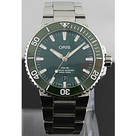 MINT Oris Aquis Date Green Dial HULK Men's Automatic Swiss Watch