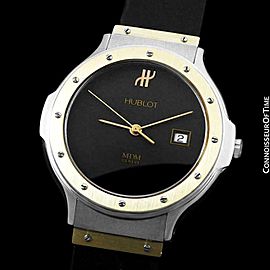 Hublot MDM Two-Tone Midsize Mens SS Steel & 18K Gold Watch