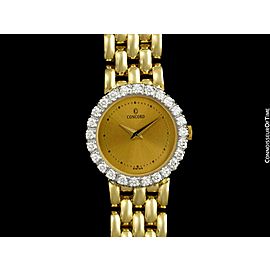 CONCORD CLASSIQUE Ladies 14K Gold & Factory Diamond Watch, $12,150 - Mint