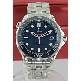 OMEGA SEAMASTER CO-AXIAL CHRONOMETER BLUE CERAMIC MENS WATCH