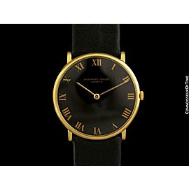 1969 Audemars Piguet "Extra-Flat" Vintage Mens 18K Gold Watch - Mint