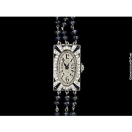 1910s VACHERON & CONSTANTIN Exceptional Art Deco Ladies Platinum & Diamond Watch