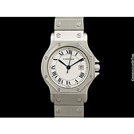 CARTIER SANTOS OCTAGON Stainless Steel Watch