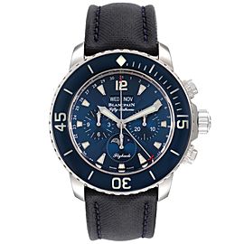 Blancpain Fifty Fathoms Flyback Moonphase Mens Watch