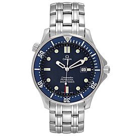 Omega Seamaster 41mm James Bond Blue Dial Steel Watch