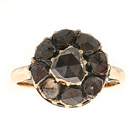 Vintage 14K Rose Gold & 0.70ct. Pink/Brown Diamond Ring Size 7