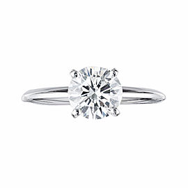 EGL Certified 1.15 Carat Diamond White Gold Solitaire Engagement Ring
