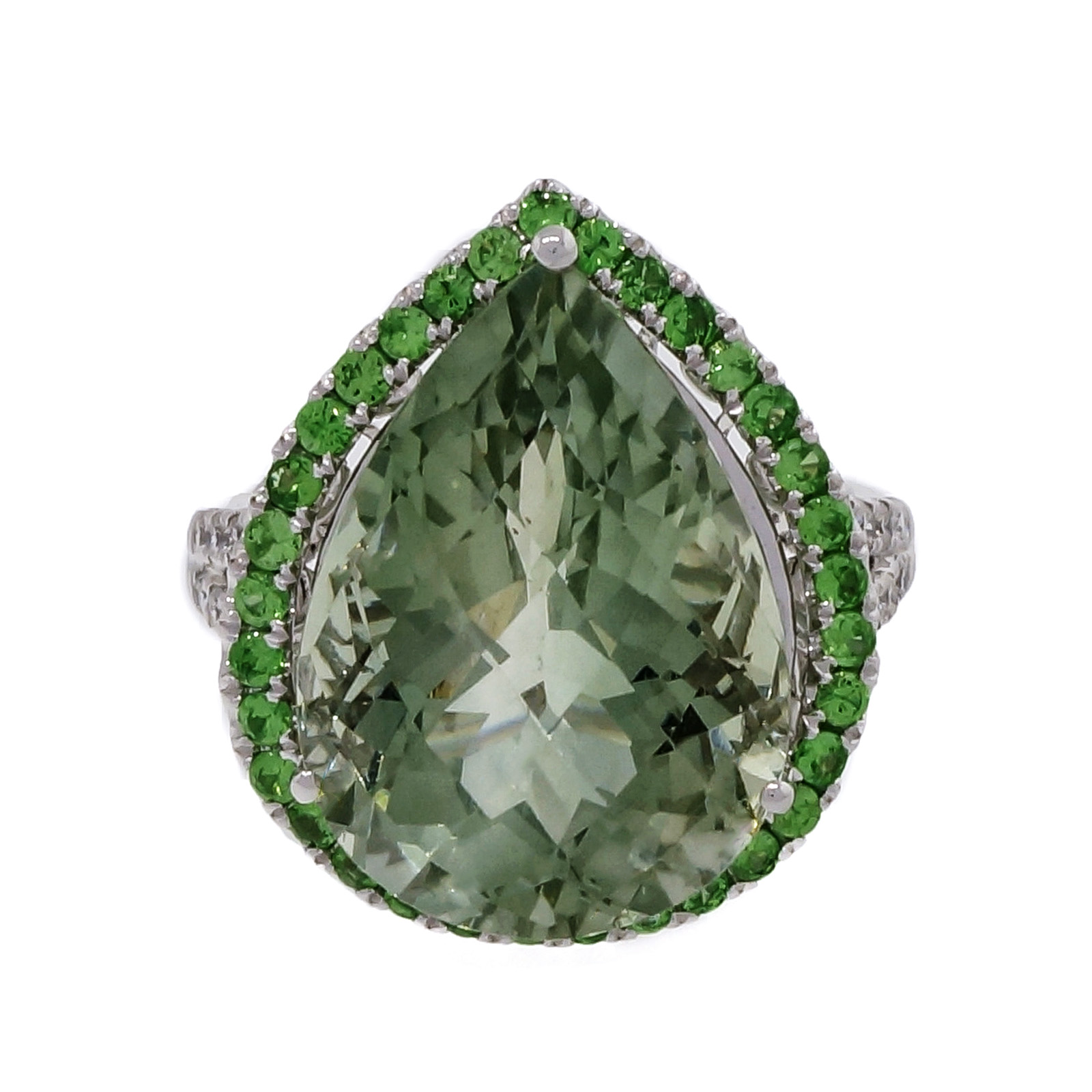 bvlgari green quartz ring