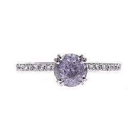 Peter Suchy GIA Certified 1.22 Carat Sapphire Diamond Platinum Ring