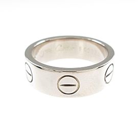 Cartier 18k White Gold Love Ring LXGYMK-68