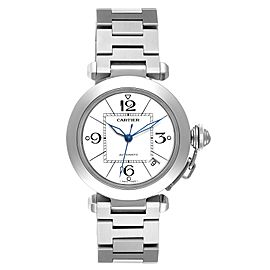 Cartier Pasha C White Dial Automatic Steel Unisex Watch