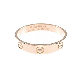 Cartier 18K Pink Gold Love Ring LXGYMK-310