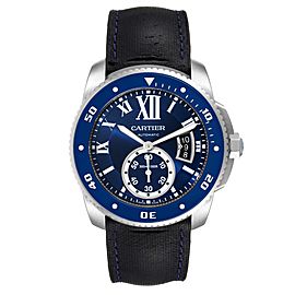 Cartier Calibre Diver Stainless Steel Blue Dial Watch