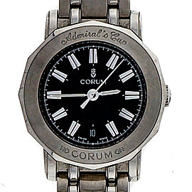 Ladies Corum Admirals Cup Wrist Watch Black Dial Quartz
