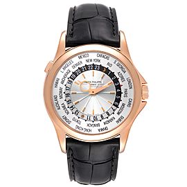 Patek Philippe World Time Complications Rose Gold Mens Watch 5130