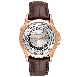 Patek Philippe World Time Complications Rose Gold Mens Watch