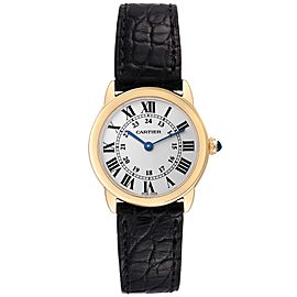 Cartier Ronde Solo Steel 18K Yellow Gold Small Ladies Watch