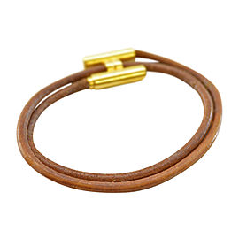 Hermes Metal Leather Bracelet