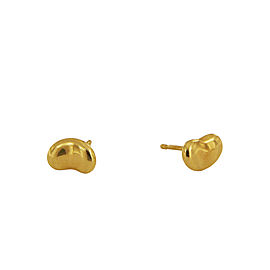 Tiffany & Co Elsa Perretti Bean Yellow Gold Earrings