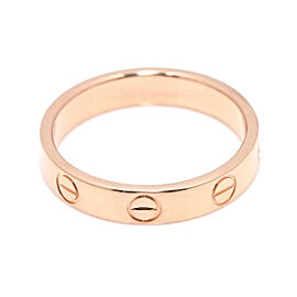 Cartier 18K pink Gold US:6 Mini Love Ring SKYJN-24