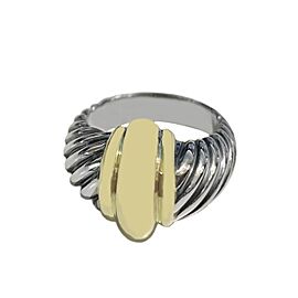David Yurman Women's 14k Yellow Gold Sterling Silver Ring