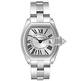 Cartier Roadster Silver Dial Steel Ladies Watch