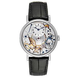 Breguet Tradition Skeleton Dial White Gold Manual Wind Mens Watch