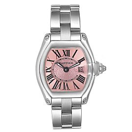 Cartier Roadster Pink Ribbon Breast Cancer Awareness LE Watch