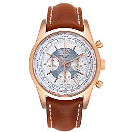Breitling Transocean Chronograph Unitime Rose Gold Watch