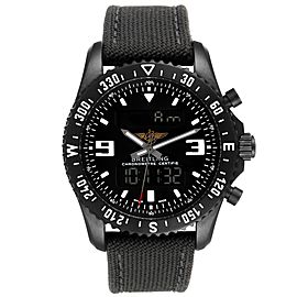Breitling Chronospace Military GMT Alarm Blacksteel Watch