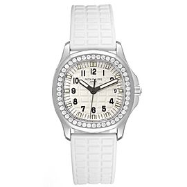 Patek Philippe Aquanaut Steel White Dial Diamond Ladies Watch