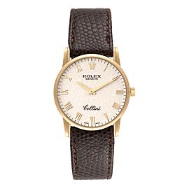 Rolex Cellini Classic Yellow Gold Anniversary Dial Unisex Watch