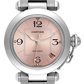 Cartier Pasha C Midsize Pink Dial Automatic Ladies Watch