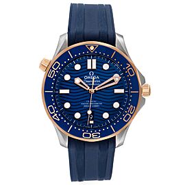 Omega Seamaster Co-Axial Steel Rose Gold Watch