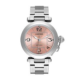 Cartier Pasha C Midsize Pink Dial Automatic Ladies Watch