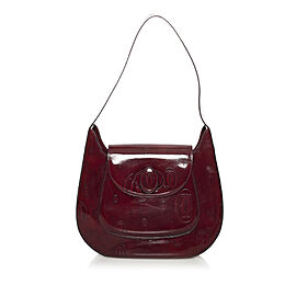Cartier Happy Birthday Patent Leather Shoulder Bag