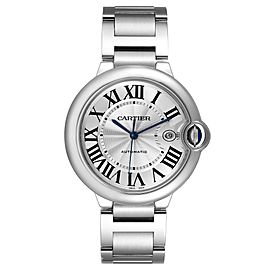 Cartier Ballon Bleu 42 Steel Automatic Silver Dial Watch