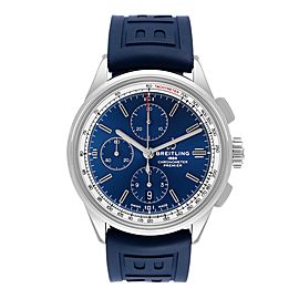 Breitling Premier 42mm Steel Blue Dial Chronograph Mens Watch