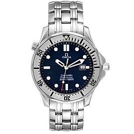 Omega Seamaster 300m Blue Wave Dial 41mm Mens Watch