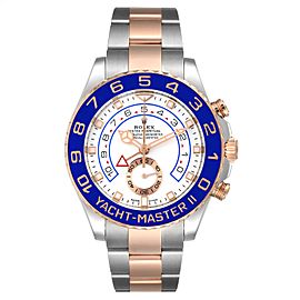 Rolex Yachtmaster II Rolesor EveRose Gold Steel Mens Watch