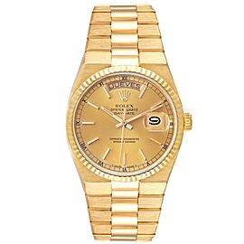 Rolex Oysterquartz President Day-Date Yellow Gold Mens Watch