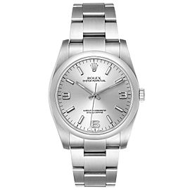 Rolex Oyster Perpetual 36 Silver Dial Steel Mens Watch