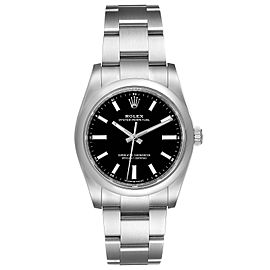 Rolex Oyster Perpetual 34mm Black Dial Steel Watch