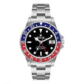 Rolex GMT Master II Pepsi Bezel Steel Mens Watch