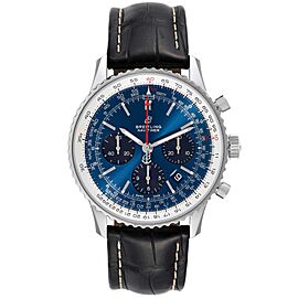 Breitling Navitimer 01 Blue Dial Limited Edition Steel Mens Watch