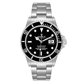 Rolex Submariner Black Dial Steel Mens Watch