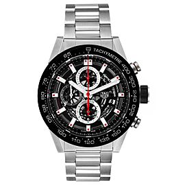 Tag Heuer Carrera Skeleton Dial Chronograph Mens Watch