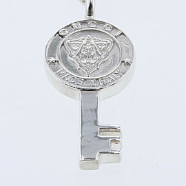 GUCCI 925 Silver Crest key Necklace LXGBKT-520