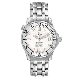 Omega Seamaster Midsize Steel White Dial Mens Watch